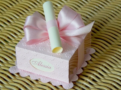 Scatolina cake rosa mod B €. 4,00