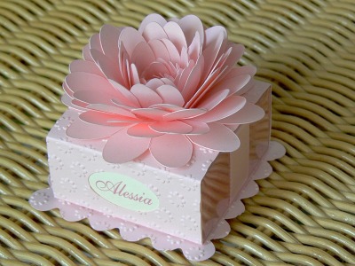 Scatolina cake rosa Mod. A