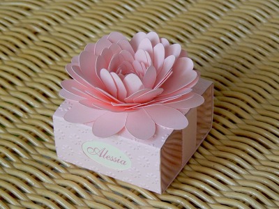 Scatolina cake rosa Mod. C